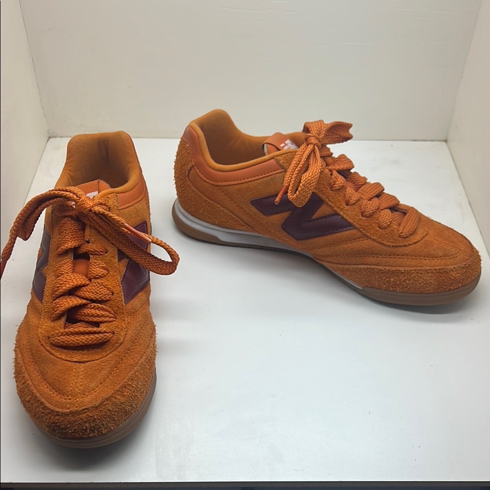 Women’s New Balance RC42 Orange Crimson Sneakers Shoes 6